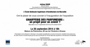 invitation EXPO - Chaufferie des parfumeurs..