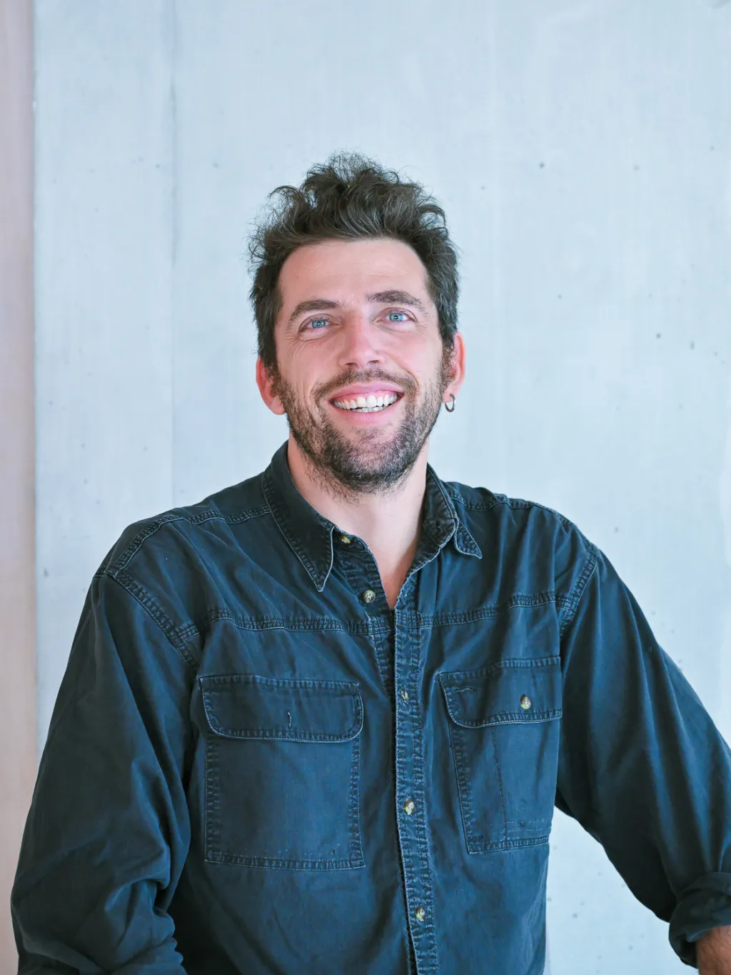 portrait de stéphane herpin souriant