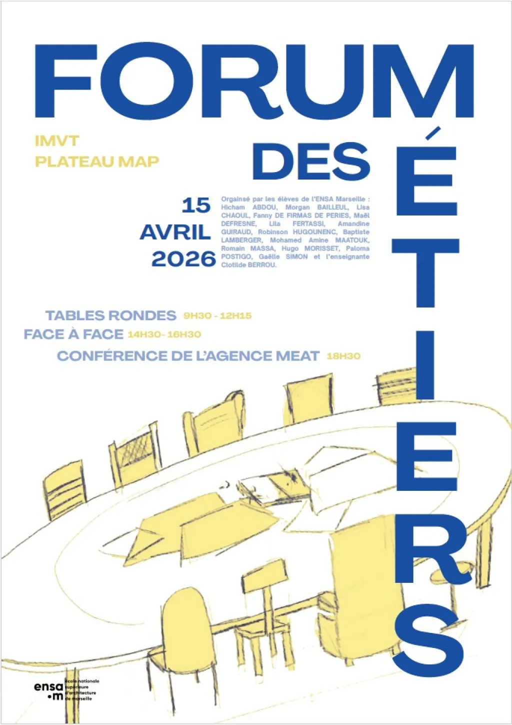 Affiche forum des métiers