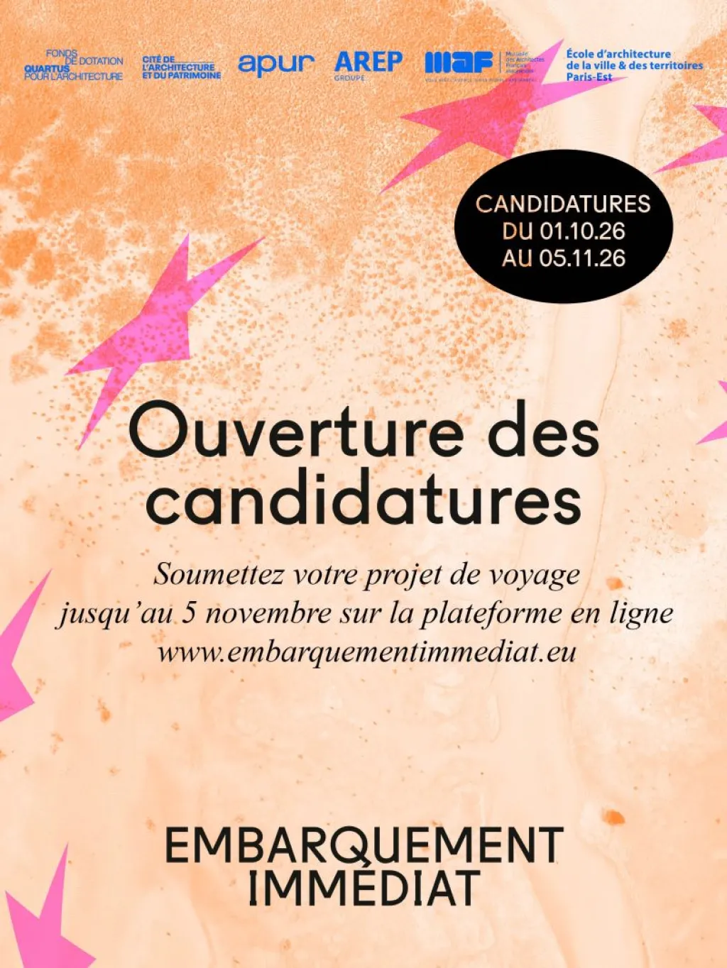 affiche embarquement immédiat