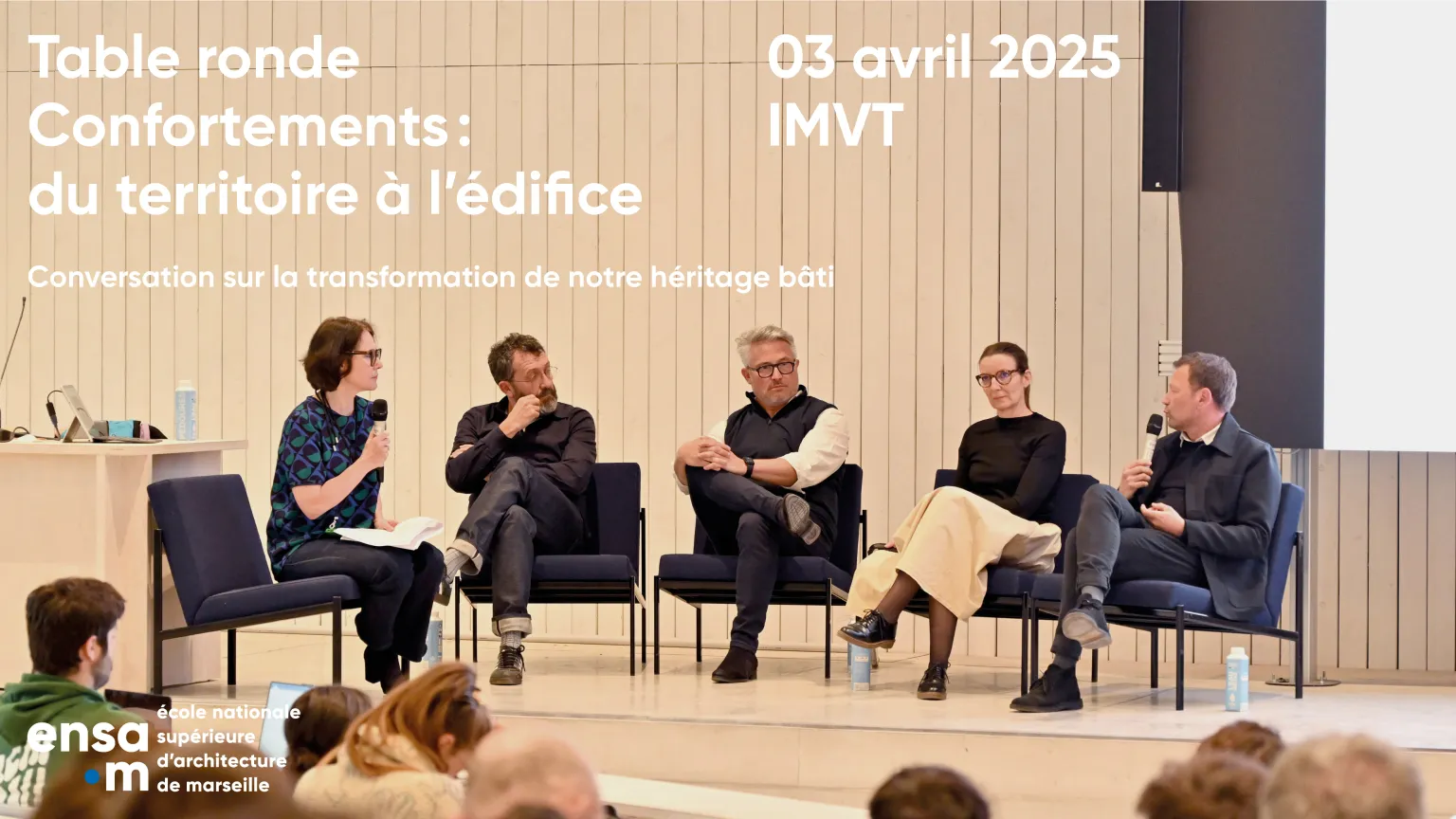 Table-ronde • CONFORTEMENTS : du territoire à l’édifice » • 03 avril 2025
