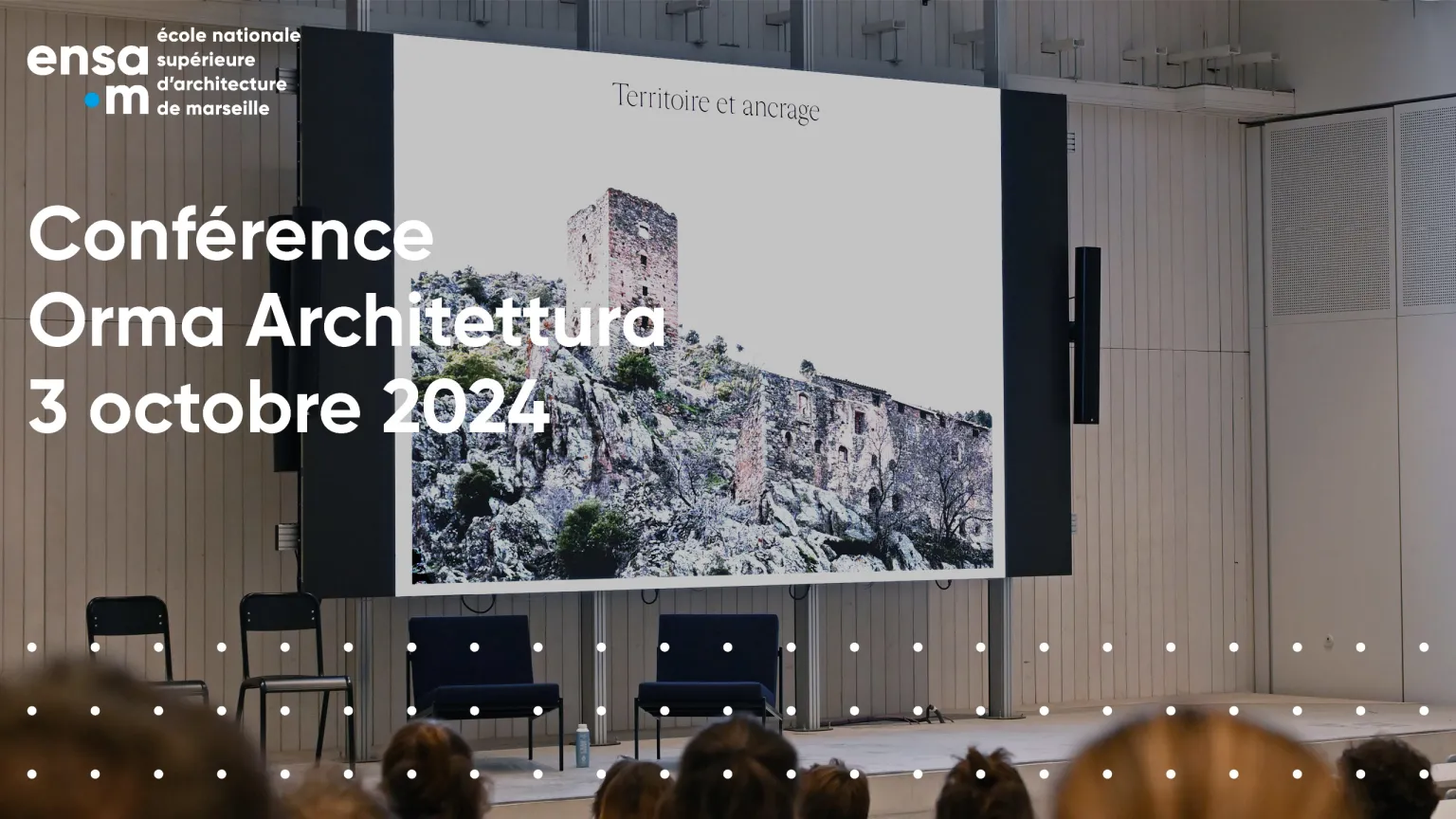 Table Ronde • Citadelles de Corse Ajaccio Calvi  et Conférence d'Orma Architettura • 03 oct. 2024