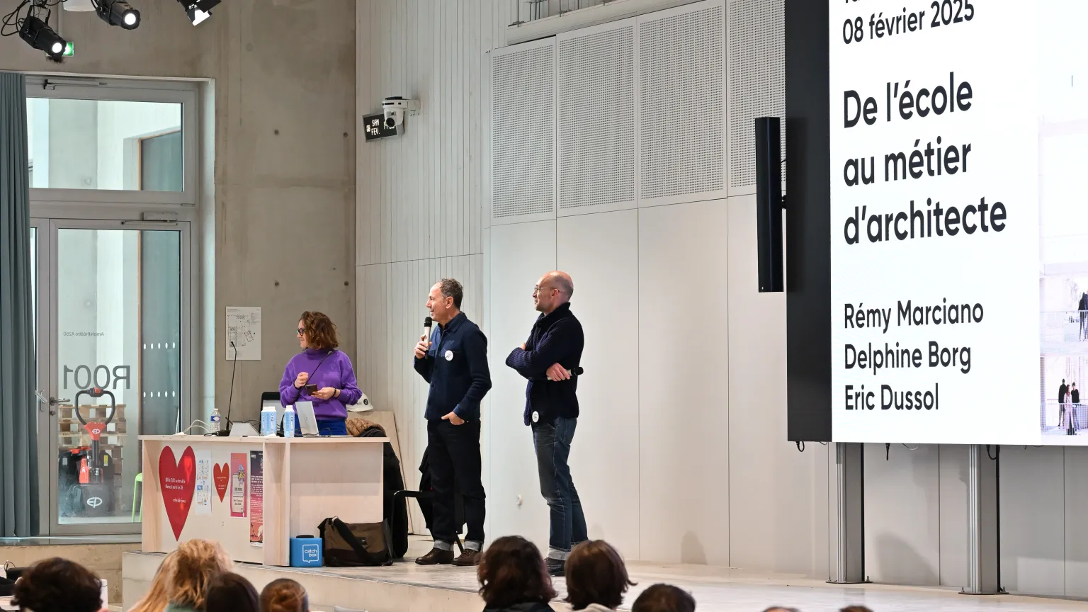 Conférence : de l'école au métier d'architecte • Rémy Marciano