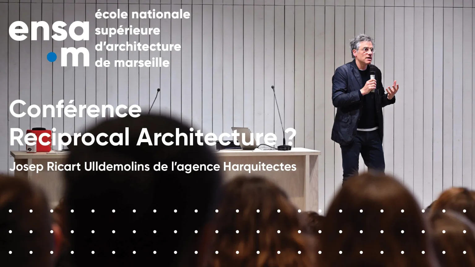 Josep Ricart Ulldemolins de l'agence Harquitectes • Harquitectes. Reciprocal Architecture ?