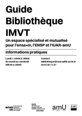 Couverture du document Guide la bibliothèque