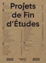 Couverture du document Publication des projets de fin d'études 2022-2023
