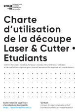Couverture du document Charte de la découpe laser & cutter