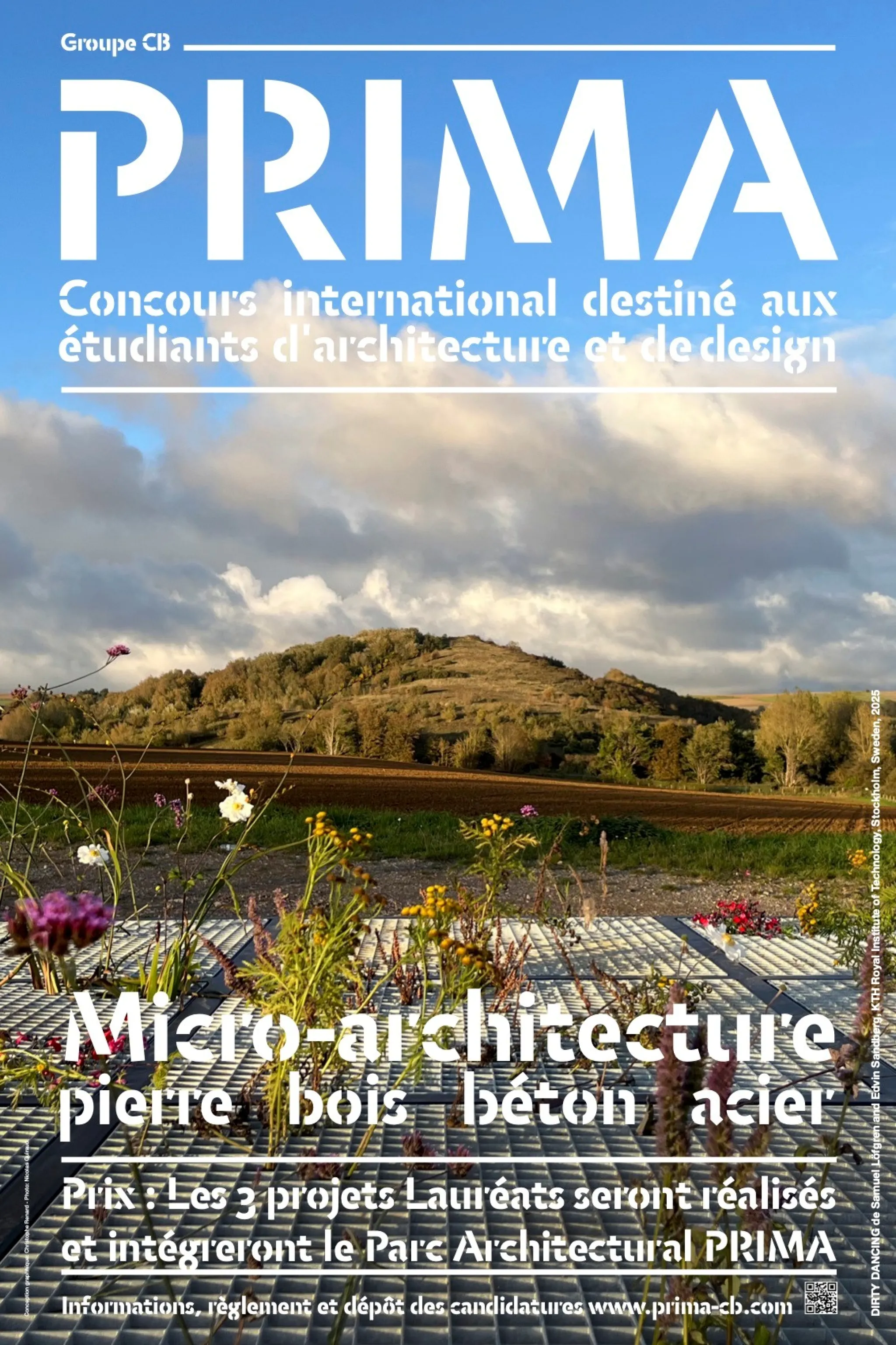 Affiche du concours de micro architecture Prima