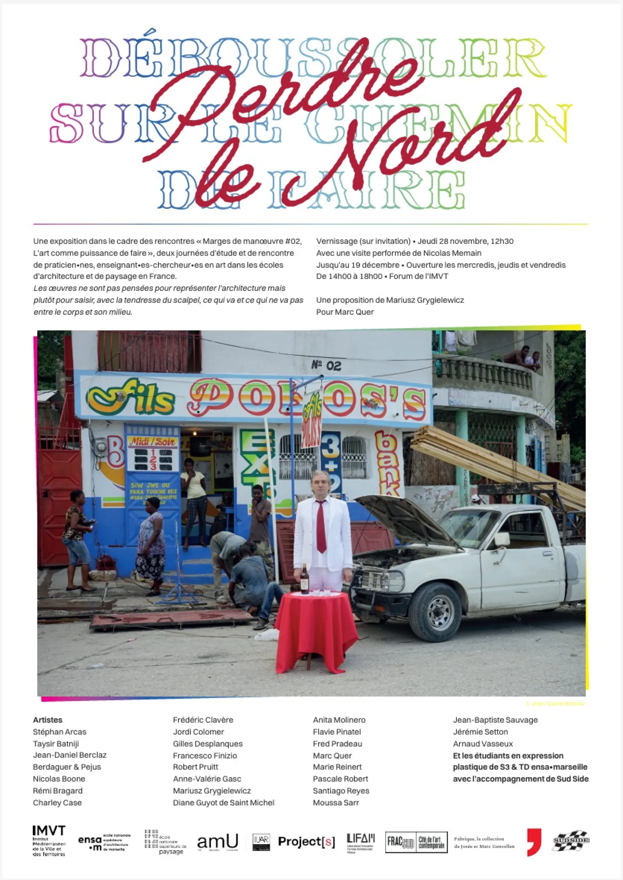 Affiche expo perdre le nord